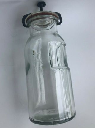 Wheaton Apothecary Glass Jar Screw Clamp Lid 3