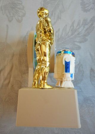 Vintage STAR WARS TALKING ALARM CLOCK & BOX 3 - CPO R2 - D2 1980 Exc 6