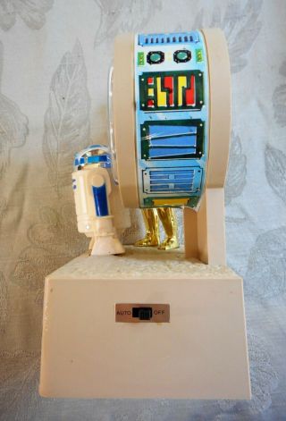 Vintage STAR WARS TALKING ALARM CLOCK & BOX 3 - CPO R2 - D2 1980 Exc 7