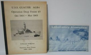 Vintage 1964 - 65 US Navy U.  S.  S Glacier AGB4 Operation Deep Freeze Manuals 3