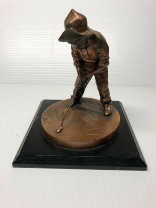 Pinehurst Putter Boy Balfour Sundial Statue Figure Golf