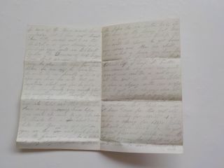 Civil War Letter 1864 Ft.  Albany Drafting 40th Massachusetts Soldier VTG 2