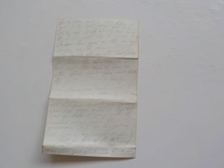 Civil War Letter 1864 Ft.  Albany Drafting 40th Massachusetts Soldier VTG 3