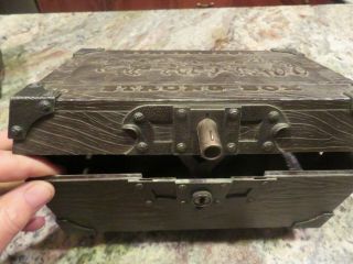 Scarce Daisy " Stagecoach Strong Box " Toy With False Bottom,  Circa 1960