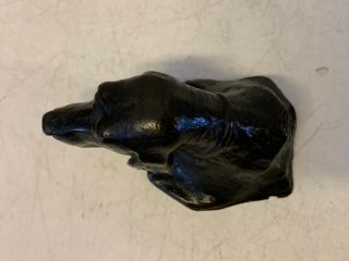 Antique Tiffany Studios Bronze Retriever Dog Head Paperweight 6