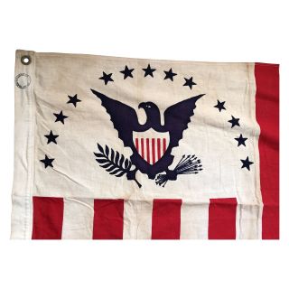 Vintage U.  S.  Coast Guard Ensign Flag No.  4 1915 - 1953 3