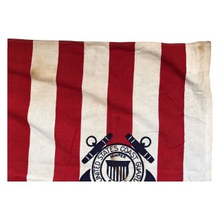 Vintage U.  S.  Coast Guard Ensign Flag No.  4 1915 - 1953 5