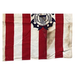 Vintage U.  S.  Coast Guard Ensign Flag No.  4 1915 - 1953 6