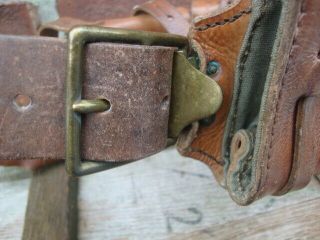 WWI Swedish Mauser Leather & Canvas M10 Mauser Rifle Ammo Bandolier Star Wars 12