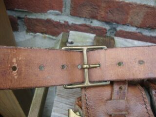 WWI Swedish Mauser Leather & Canvas M10 Mauser Rifle Ammo Bandolier Star Wars 9