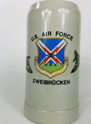 26th Tac Recon Wing Zweibrucken Beer Stein Us Air Force