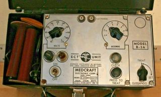 Vintage Medcraft ECT Unit Model B - 24 170 Volts Electroconvulsive Therapy Shock 4