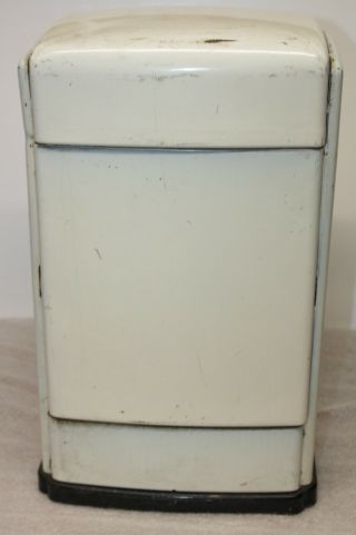 Rare Collectible 1930 ' s or 40 ' s Lumar (Louis Marx) Toy Metal Refrigerator 9