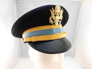 Vintage Luxenberg Us Army Intelligence Officer Dress Asu Military Hat Cap 7 1/2