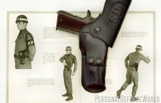 Vietnam Us Army Bianchi M66 " Experimental Ambidextrous " 1911 Pistol