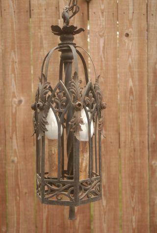 Vintage Gothic Style Antique Pendant Light