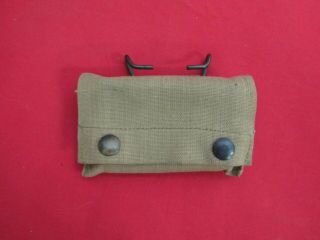 Wwi Us Army First Aid Bandage Pouch Dated 9 - 18 M.  H.  Co.  Marked Old Stock.
