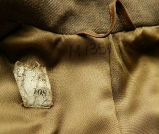 WWII / WW2 U.  S.  Army,  Woman’s Army,  W.  A.  A.  C.  Olive Drab Wool Overcoat,  Size 10 S 6