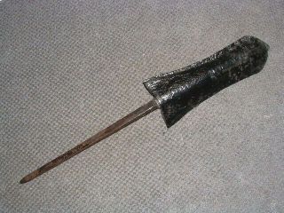 Js17 Japanese Samurai Sword: Motohira Yari Blade And Saya