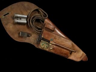 Swedish Lathi Pistol Holster Model 1940 With Accessories