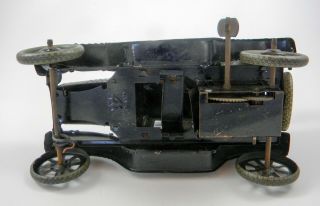 Vintage German Penny Toy,  Model A Car,  Wind Up,  NR 7