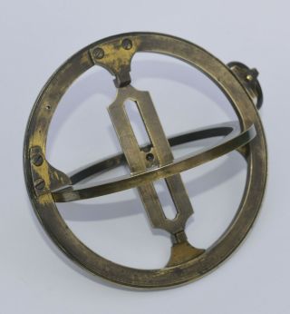 18th century traveller ' s sundial or universal equinoctal ring dial. 3