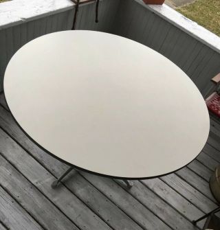 CHARLES EAMES HERMAN MILLER DINING TABLE Mid Century Mod 48” ROUND RARE ONE 3