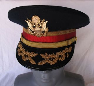 Vtg Us Army Dress Officers Hat Cap By Brooks 1971 Colonel
