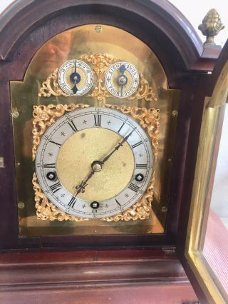 Antique W&H Oak Cased Bracket Clock With 9 Gongs.  C1880 3