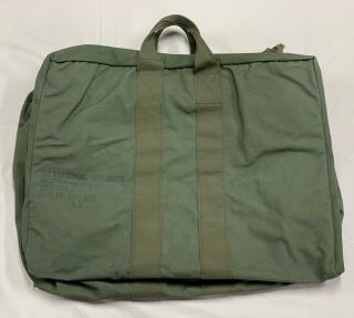 Us Army Air Force Vietnam 1969 Flyer’s Kit Bag,  Sage Green.