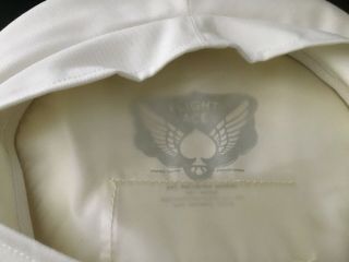 US AIR FORCE BLACK DRESS PEAK VISOR FOR COLONEL WITH WHITE COVER 8