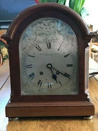 Antique Bracket/mantel Clock - " Manoah Rhodes & Sons Ltd "