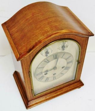 Antique Westminster Chime Musical Bracket Clock Musical German 8Day Mantel Clock 4