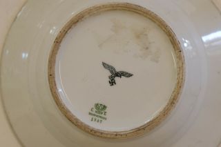 Vintage WW2 German Soup Plate Luftwaffe Germany 5