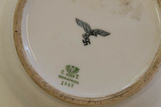 Vintage WW2 German Soup Plate Luftwaffe Germany 6