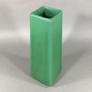 WELLER ' Bedford ' Matte Green Pottery Vase,  Arts & Crafts,  c.  1910 3