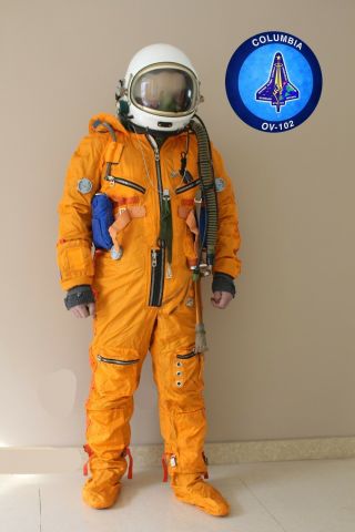 Spacesuit Flight Helmet Airtight Astronaut Pilot Helmet Flying Suit - P - 7