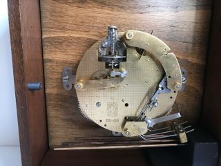 VINTAGE 8 DAY METAMEC BRACKET CLOCK FHS STRIKE MOVEMENT 1980 ' s 10