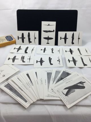 Plane Packet Flash Cards Vintage World War II WW - 2 COMPLETE Cards Are Pristine 10