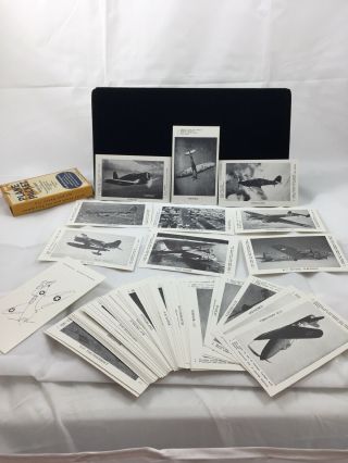 Plane Packet Flash Cards Vintage World War II WW - 2 COMPLETE Cards Are Pristine 6