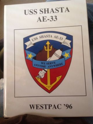 Uss Shasta Ae - 33 Yearbook 1996 Father 