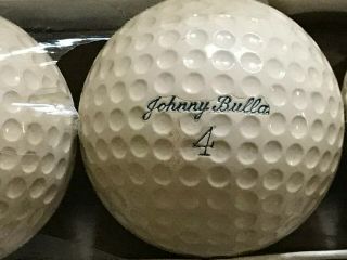Pack of Three Johnny Bulla Tournament Golf Balls 4