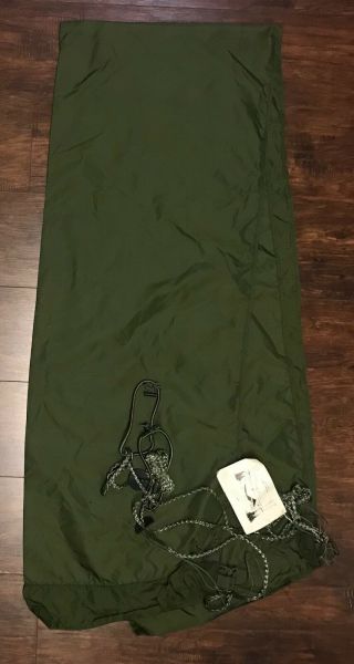 Orig Vietnam Era Un - Issued M1966 Nylon Jungle Hammock Without Canopy,  1969 Dated