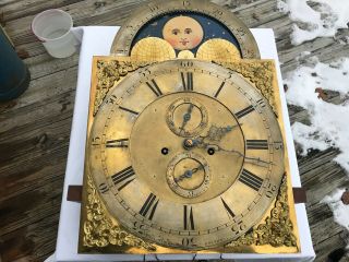 Antique Tall Case Clock by Shreve Crump & Low Boston Grandfather 2