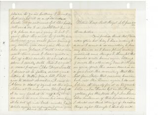 1863 Civil War Letter,  Port Royal,  Sc,  Ref: 4 States Succeeding
