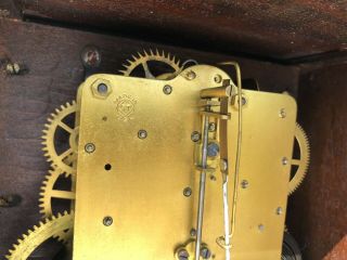 1910 ' s Antique Seth Thomas Mantel Shelf Bracket Clock Correctly 10