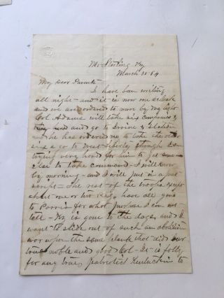 Civil War Letter 1864 - - From A Soldier To His Parents.  4 Sides.