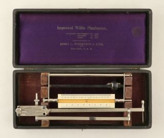 Improved Willis Planimeter,  with Instructions,  S/N 6061 9
