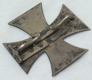 WWI German 800 Silver EK1 KMST DRGM Mouse Trap Iron Cross RARE 4