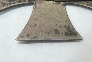 WWI German 800 Silver EK1 KMST DRGM Mouse Trap Iron Cross RARE 8